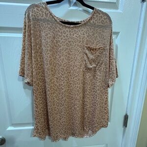 Leopard Print Women's Top